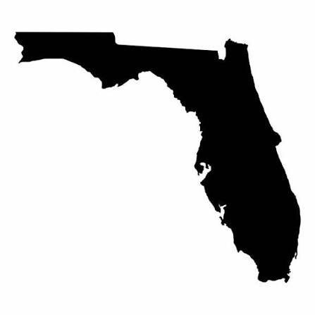 Florida map showing North Central Florida region