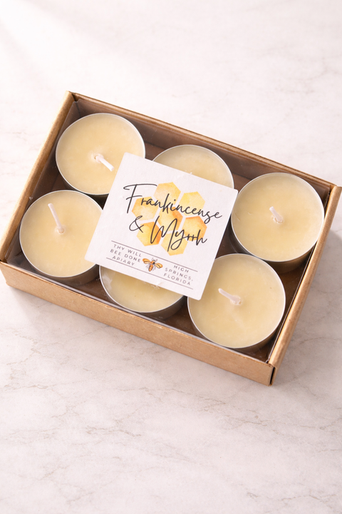 Frankincense Myrrh Soy Wax Tealights