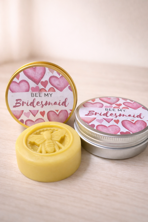 Bee My Bridesmaid Proposal Gift Lotion Bar
