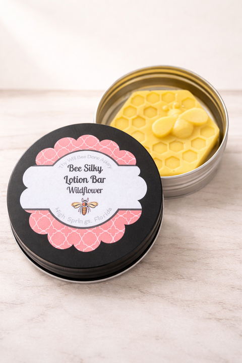 Wildflower Beeswax Lotion Bar