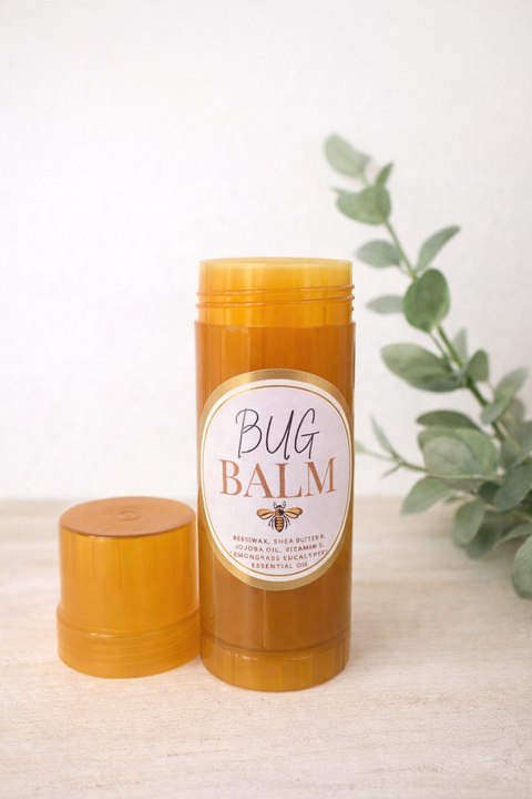 Bug Balm Natural Insect Repellent Lotion Bar - DEET-Free Beeswax Formula