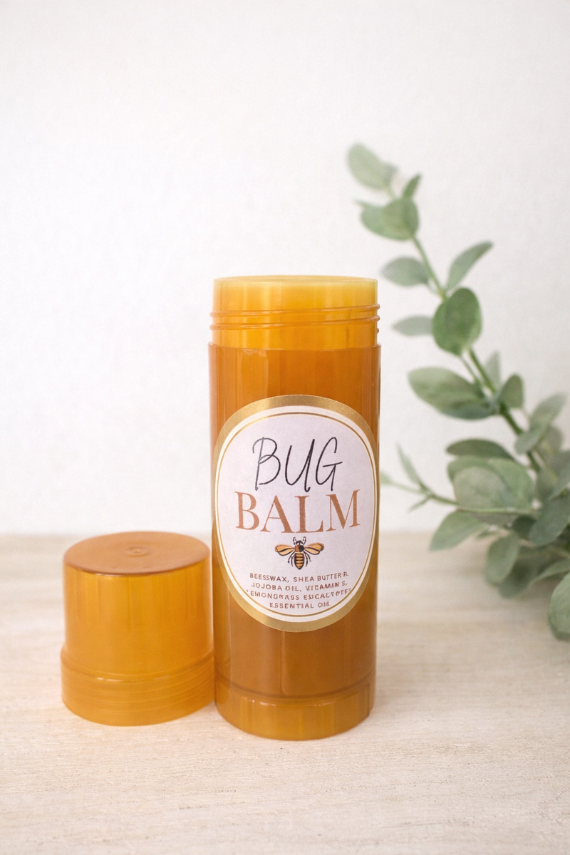 Bug Balm Natural Insect Repellent Lotion Bar - DEET-Free Beeswax Formula