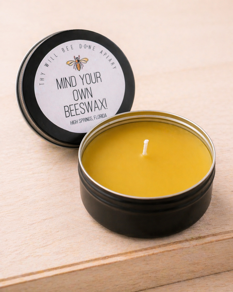Mind Your Own Beeswax Candle