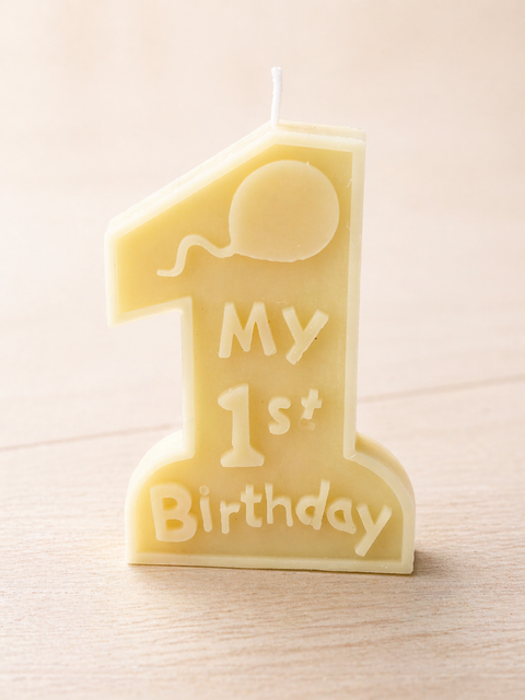 Large 1st Birthday Candle