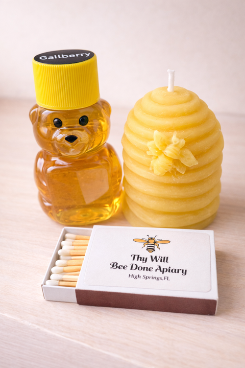 Honey and Beeswax Candle Gift Set