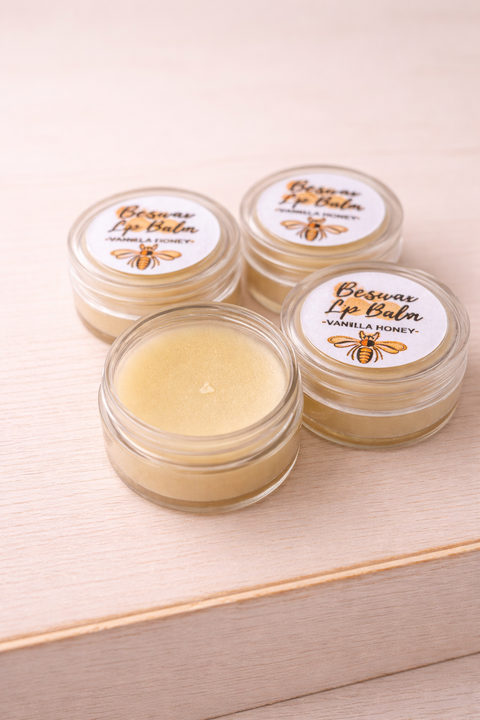 Honey Bee Party Favor, Natural Beeswax Lip Balm, Bee Birthday