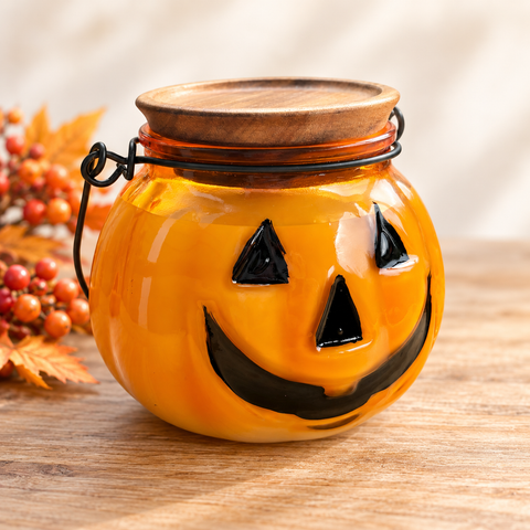Pumpkin Jar Candle - Halloween