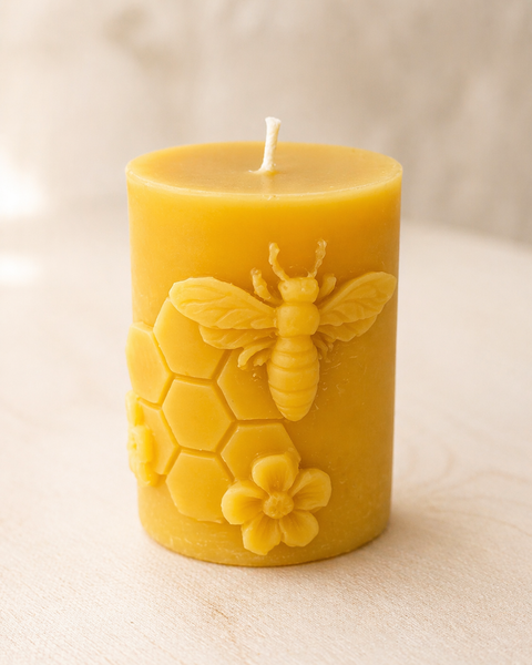 Natural Beeswax Candle