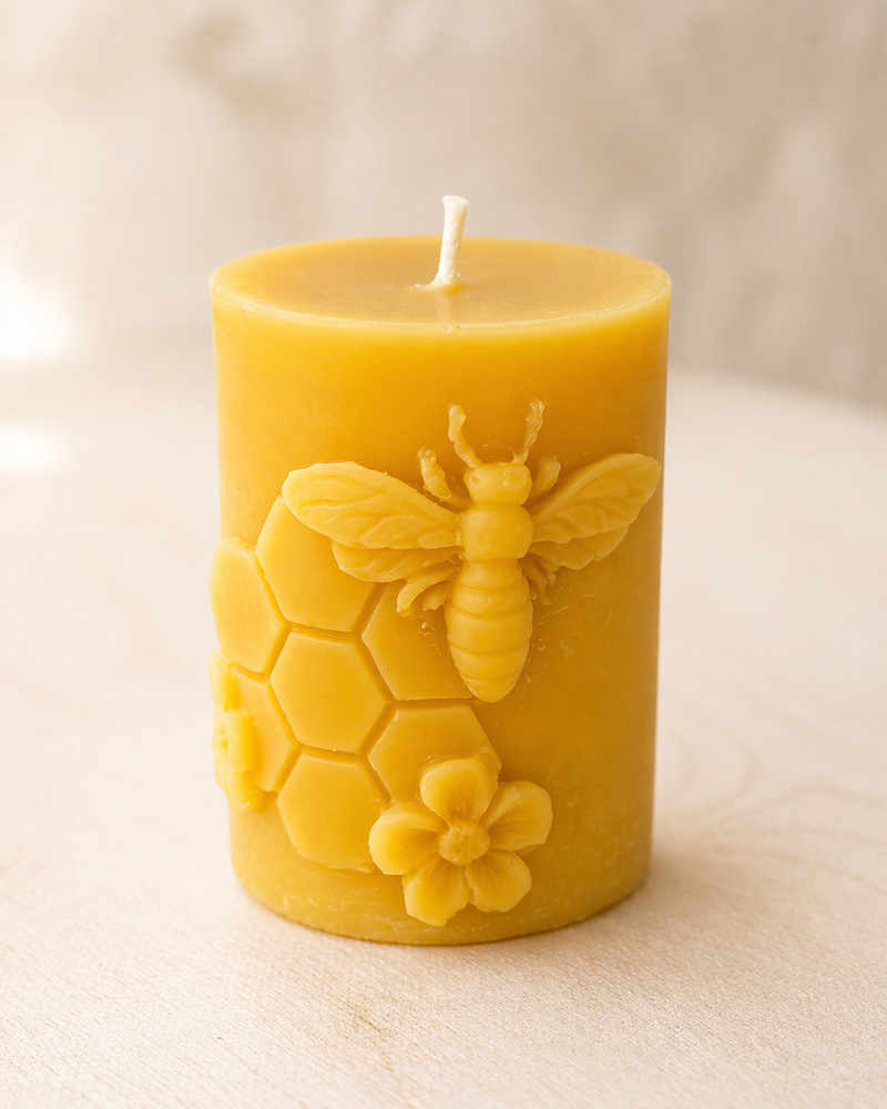 Natural Beeswax Candle