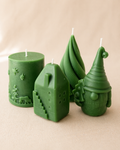 Natural Beeswax Candles - Christmas