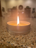 Private Label Beeswax Candle, Unmarked Pure Beeswax Travel Tin Candle No Label, No Label Beeswax Candle – view 3