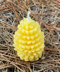 Set of 3 Pine Cone Candles, Beeswax Fall Candle, Autumn Pinecone Candle, Fall Tiered Tray Decor, Non Toxic Candle Thanksgiving Table Decor - view 4