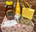 Gnome Honey Gift Box, Raw Florida Honey and Handmade Soap Gift Set, Bee Lover Gift, Housewarming Gift – view 5