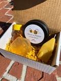 Welcome Home Gift Box with Raw Pure Honey, Beeswax Candle and Soap Gift Set, New Home Housewarming Gift, Bee Gift Box, Client Corporate Gift