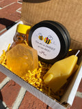 Welcome Home Gift Box with Raw Pure Honey, Beeswax Candle and Soap Gift Set, New Home Housewarming Gift, Bee Gift Box, Client Corporate Gift – view 3