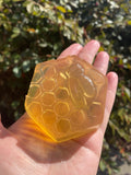 Manuka Honeycomb Soap, Honey Apricot Bee Soaps, Honey Bee Soap Favors, Bee Bathroom and Kitchen Soap, Honeybee Soap Bee Gift - view 3