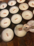 Mini Honey Bee Scented Vegan Soy Candle Sampler, Wood Wick (2oz) – view 5