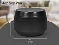 TEN Bulk Wholesale Private Label 4oz Candles, Honeybee Inspired No Label Candles, Black Soy Candles, Sampler Pack Available – view 2
