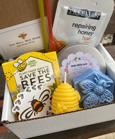 Save the Bees Gift Box , Friendship Gift, Thank you Box, Birthday Present, Self Care Gift Box