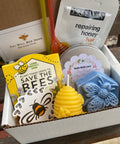Thank You Bee Gift Box with Soap and Honey, Honey Bee Sweet Themed Gift Basket, Bee Lover, Beekeeper Gift, Save the Bees Spa Box – view 3