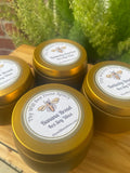 Luxury 4oz Gold Soy Candles, Private Label Candles, Honey Scented No Label Candles - view 5