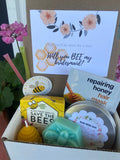 Be My Bridesmaid Gift Box, Proposal Box for Bridesmaid and Bridal Party, Bee Wedding Gift Box – view 5