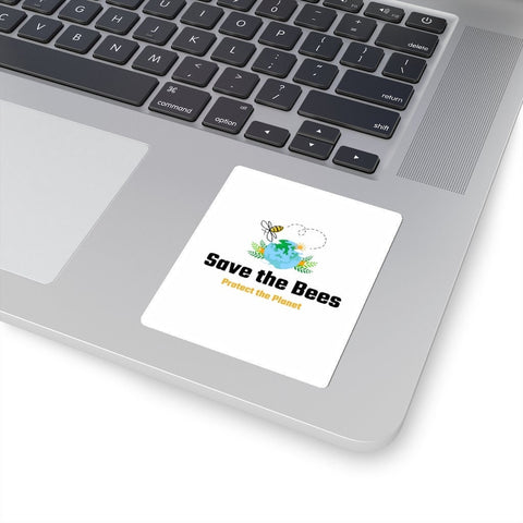 Save the Bees Sticker, Bee Lover Vinyl Decal, Earth Day Sticker, Beekeeper Gift, Nature Lover Gift, Honey Bee Decal