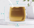 Luxury 4oz Gold Soy Candles, Private Label Candles, Honey Scented No Label Candles - view 3