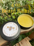Beard Wax, Beard Oil, Men's Facial Hair Balm Conditioner, Beeswax Beard Moisturizer, Men Grooming Cream, Gift for Husband, Dad Gift – view 5