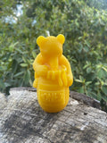 Teddy Bear Beeswax Candle | Bear Cake Topper Candle | 100% Pure Beeswax | Bear Party Favor | Natural Honey Bear Candle | Gift for Kids – view 4