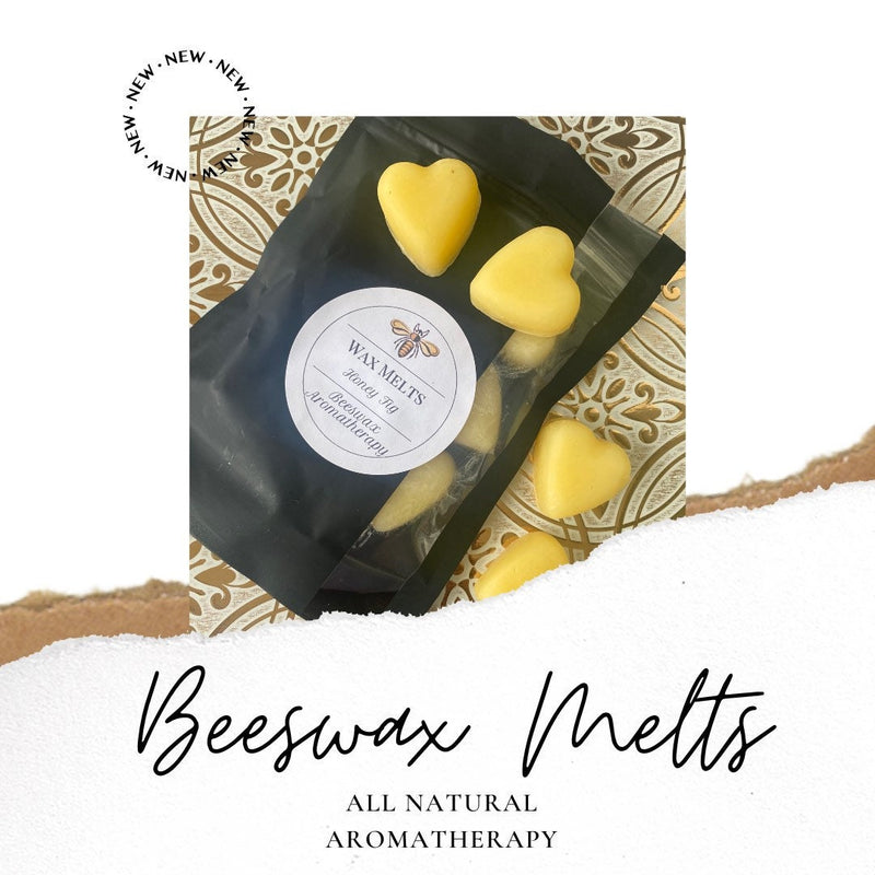 Organic Bees Wax Melts, Natural Scented Wax Melts, Non Toxic Scented Wax Tarts, Aromatherapy Bee Gift for Women