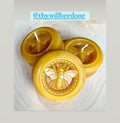 Beeswax Tealight Candles | Handmade Beeswax Tealights | Set of 3 | Natural Bee Candle | Bee Lover Gift | Pure Beeswax – view 5
