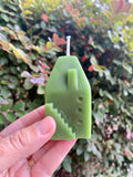 Tiny House Candle, Pure Beeswax Candle, Housewarming Gift, New Home Gift, Cottage Woodland Candle, Miniature Village House Candle – view 5