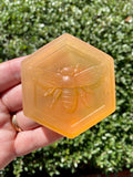 SIX Honeycomb Soap Favors, Bee Baby Shower Favors, Bumble Bee Soap Party Favors, Honey Party Favor – view 4