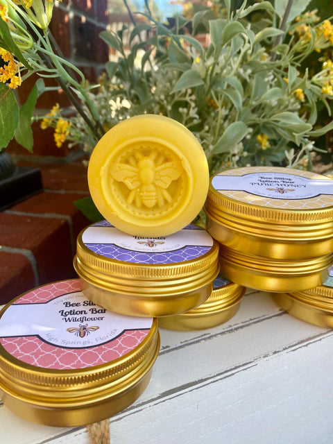 Beeswax Solid Lotion Bars, Body Lotion, Bee Balm Organic Solid Lotion Travel Bar, Bee Gift, Self Care Gift, Body Butter