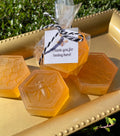 SIX Honeycomb Soap Favors, Bee Baby Shower Favors, Bumble Bee Soap Party Favors, Honey Party Favor – view 5