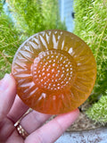 Sunflower Soap | Honey Apricot Glycerin Soap | Handmade Honey Soap | Sunflower Gift for Her | Natural Bar Soap | Sunflower Bath Gift – view 2