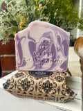 Handmade Lavender Soap, Honey Infused Bar Soap, Lavender Gift for Her, Homemade Cold Processed Soap, Purple Guest Soap – view 2