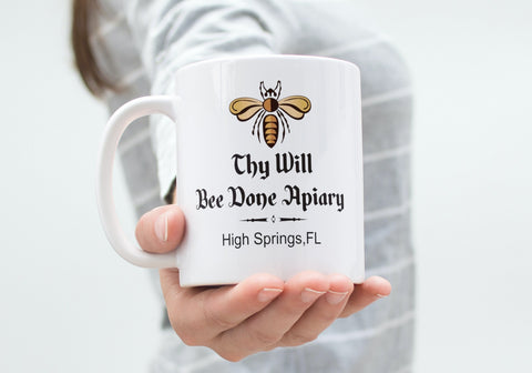 Bee Lover Coffee Mug | Honey Bee Gift | Beekeeper Gift | Christian Bee Mug | Bee Keeper Mug | Cute Bee Ceramic Mug | Honey Lover Gift