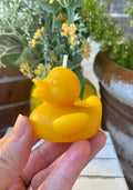 Rubber Ducky Candles for Party Favors, Beeswax Duck Candle, Baby Shower or Bee Day, Bathtime Candle, 1st Birthday – view 3