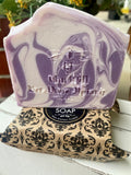 Handmade Lavender Soap, Honey Infused Bar Soap, Lavender Gift for Her, Homemade Cold Processed Soap, Purple Guest Soap – view 5