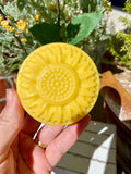 Sunflower Lotion Bar, Sunflower Gift, Beeswax Solid Lotion Bars, Bee Balm Organic Solid Lotion Travel Bar, Bee Gift, Self Care Gift – view 2