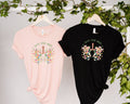 Wild Flower T-Shirt, Botanical Floral Tee, Flower Shirt, Wildflowers, Save the Bees, Plant Lady Shirt, Botanical Shirt, Wildflowers Shirt – view 3