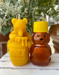 Honey Bear Candle Gift, Beeswax Bear, Thank you Beary Much For Beary Ready, Bearly Wait Baby Shower, Bee Birthday Party - view 2