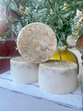 Goat's Milk Oatmeal Honey Exfoliating Body Scrub Soap, Artisan Soap for Sensitive Skin, Hand Poured Oatmeal Soap Favors, Moisturizing Soap – view 3