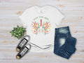 Wildflower Save the Bees Shirt, Wildflower Teacher Floral TShirt, Honey Bee Shirt, Wildflowers, Bee Shirt for Her, Bee Gift, Botanical Shirt