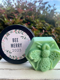 Christmas Soap Gift, Bee Soap, Honey Bee Gift for Bee Lover, Bee Gift for Her, Stocking Stuffer Soap, Secret Santa Gift Under 10 - view 5