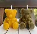 Bear Party Favor, Pooh Bear Birthday Candle, Thank you Beary Much For Beary Ready, Bearly Wait Baby Shower or Birthday Party, Beeswax Candle – view 3