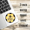 God Save the Queen Bee Sticker, Queen Bee Car Decal, Beekeeper Gift for Her, Bee Lover Vinyl Sticker, Funny Bee Gift, Honeybee Sticker – view 2