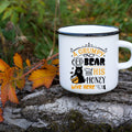 Honey Bear Mugs for Couple, Matching Bee Theme Camping Mugs, Gift for Grandparents – view 5
